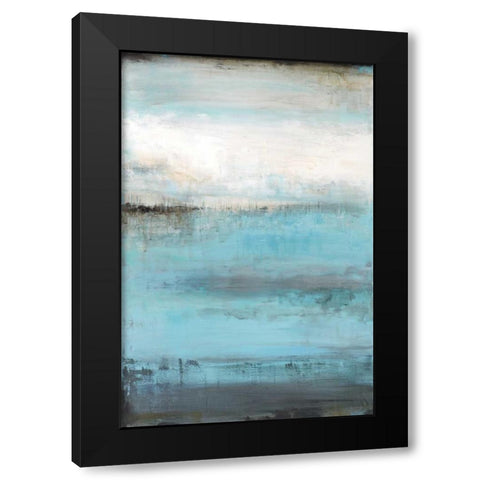 Beyond The Sea Black Modern Wood Framed Art Print with Double Matting by Pasion, Wani