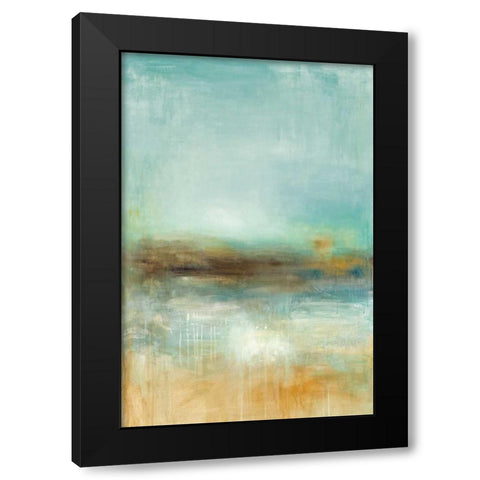 Let The Summer Sun Shine Black Modern Wood Framed Art Print with Double Matting by Pasion, Wani