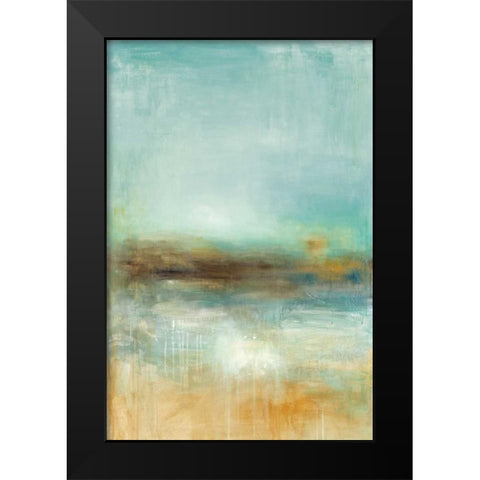 Let The Summer Sun Shine Black Modern Wood Framed Art Print by Pasion, Wani