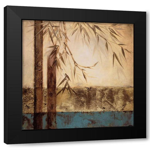 Bamboo Royale I Black Modern Wood Framed Art Print by Quintero, Tita