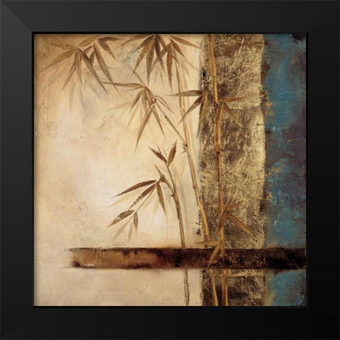 Bamboo Royale II Black Modern Wood Framed Art Print by Quintero, Tita