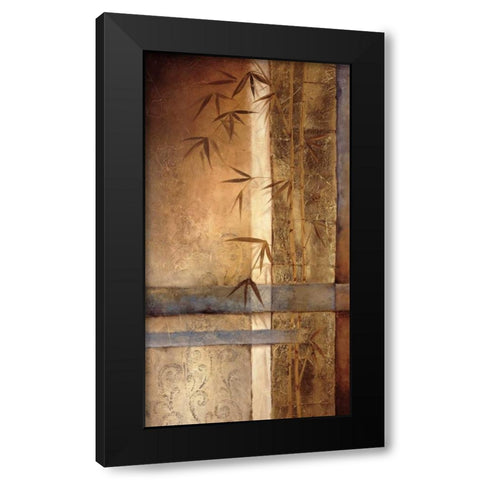 Bamboo Inspirations I Black Modern Wood Framed Art Print by Quintero, Tita