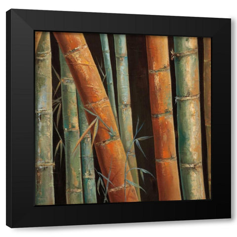 Caribbean Bamboo II Black Modern Wood Framed Art Print by Quintero, Tita