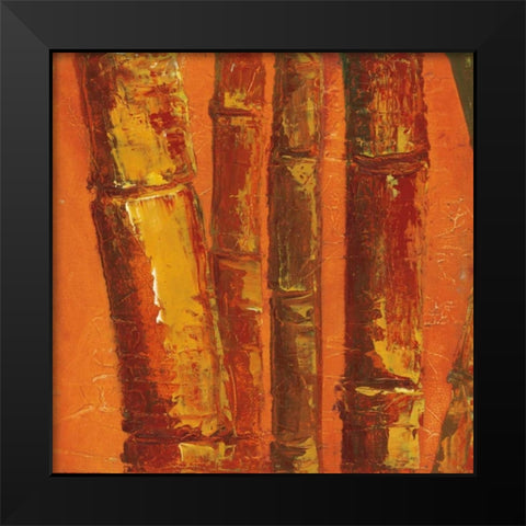 Bamboo Columbia III Black Modern Wood Framed Art Print by Quintero, Tita