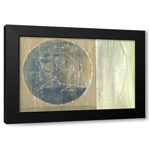 Floating Bamboo Black Modern Wood Framed Art Print by Ross, Heather