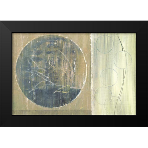 Floating Bamboo Black Modern Wood Framed Art Print by Ross, Heather