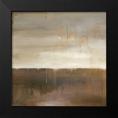 September Fog Descending Black Modern Wood Framed Art Print by Ross, Heather