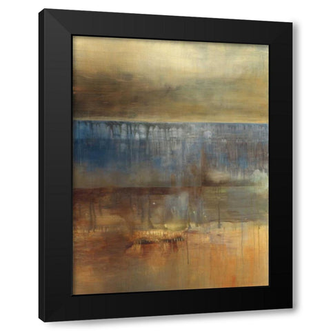 Ambergris Black Modern Wood Framed Art Print with Double Matting by Ross, Heather