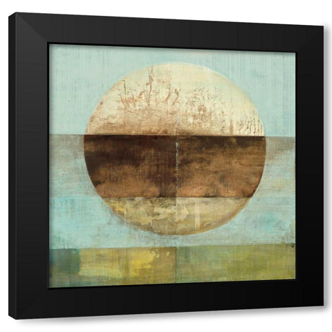 The Gathering Shore Black Modern Wood Framed Art Print with Double Matting by Ross, Heather