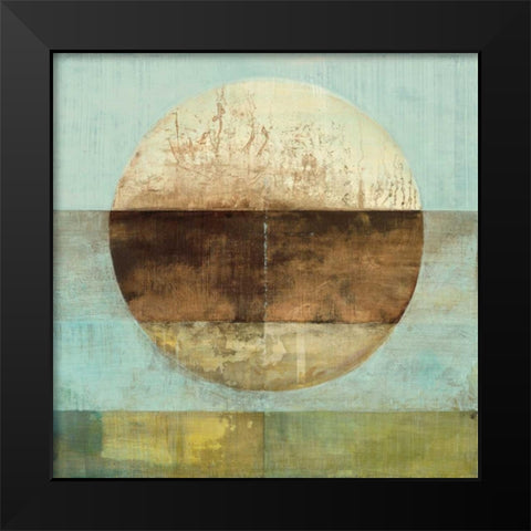 The Gathering Shore Black Modern Wood Framed Art Print by Ross, Heather