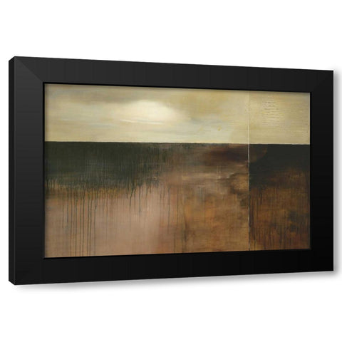 Deep Sienna Sky Black Modern Wood Framed Art Print by Ross, Heather