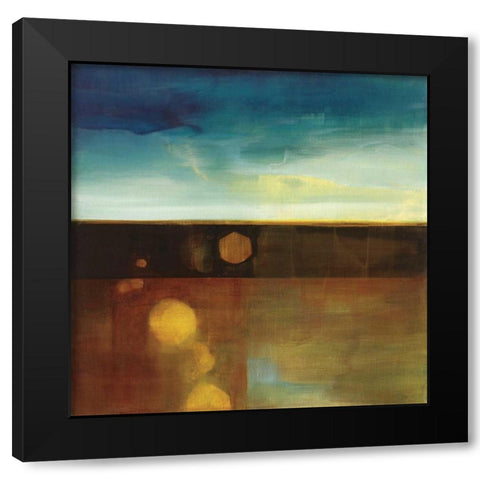 Refract-Release Black Modern Wood Framed Art Print with Double Matting by Ross, Heather