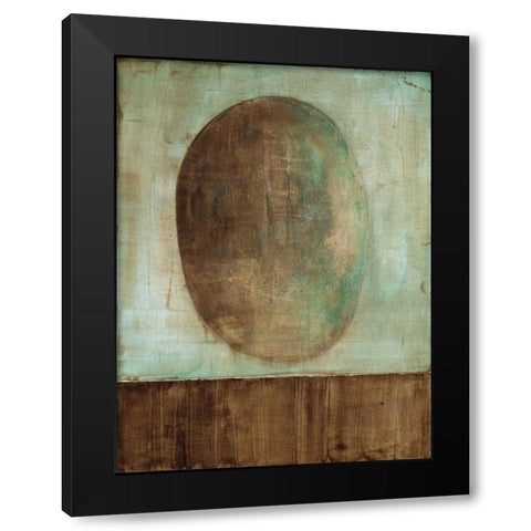 Earthly Beginnings Black Modern Wood Framed Art Print with Double Matting by Ross, Heather