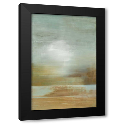 Nephrite Jade Black Modern Wood Framed Art Print by Ross, Heather