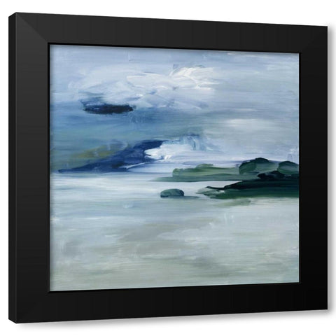 Isla Black Modern Wood Framed Art Print by Ross, Heather