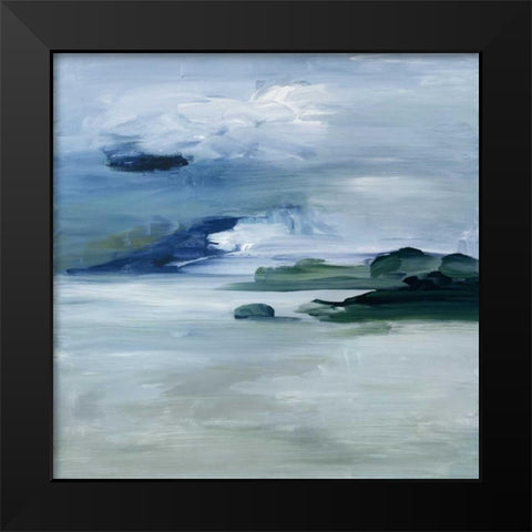 Isla Black Modern Wood Framed Art Print by Ross, Heather