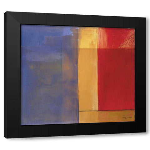 Water Reflections Black Modern Wood Framed Art Print with Double Matting by Ribas, Jaume