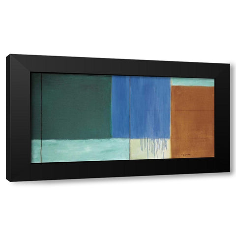 Check Mate Black Modern Wood Framed Art Print with Double Matting by Ribas, Jaume