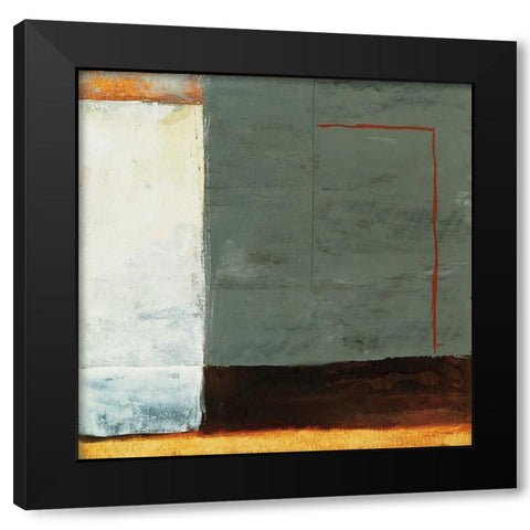 Inner Profile I Black Modern Wood Framed Art Print by Ribas, Jaume