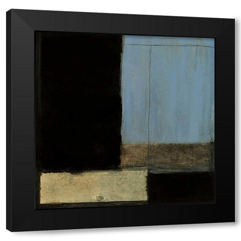 Inner Profile II Black Modern Wood Framed Art Print by Ribas, Jaume