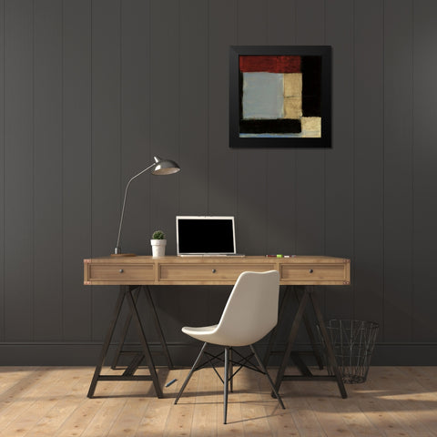 Inner Profile III Black Modern Wood Framed Art Print by Ribas, Jaume
