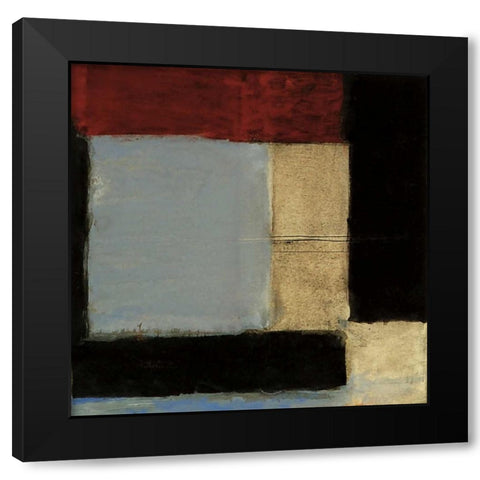 Inner Profile III Black Modern Wood Framed Art Print by Ribas, Jaume