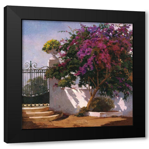 Menorca Home Black Modern Wood Framed Art Print by Romeu, Poch