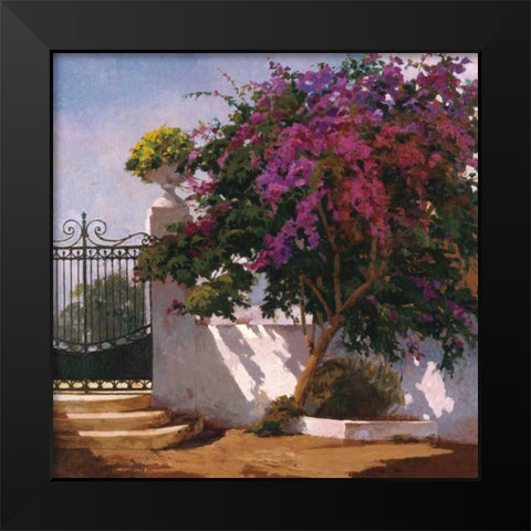 Menorca Home Black Modern Wood Framed Art Print by Romeu, Poch