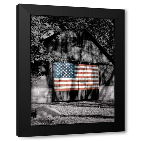 Made in the USA Black Modern Wood Framed Art Print with Double Matting by Roffman, Richard