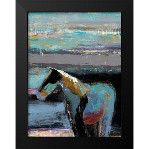 Diva Black Modern Wood Framed Art Print by Samyn, Dominique