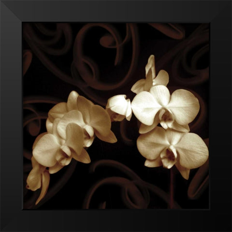 Elegance Black Modern Wood Framed Art Print by Szilagyi, Ily