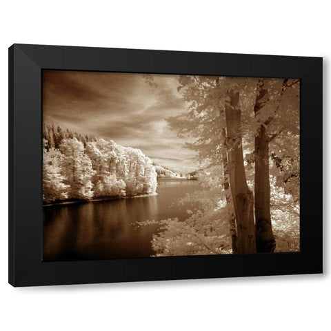 A View To Remember Black Modern Wood Framed Art Print by Szilagyi, Ily