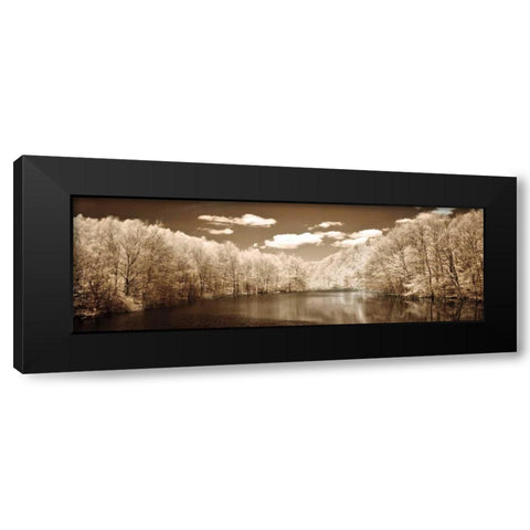 A Tranquil Journey Black Modern Wood Framed Art Print by Szilagyi, Ily