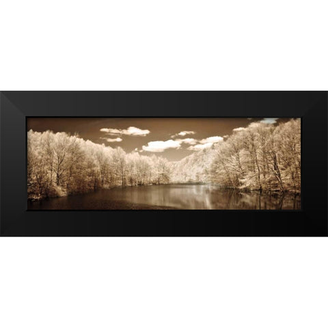 A Tranquil Journey Black Modern Wood Framed Art Print by Szilagyi, Ily