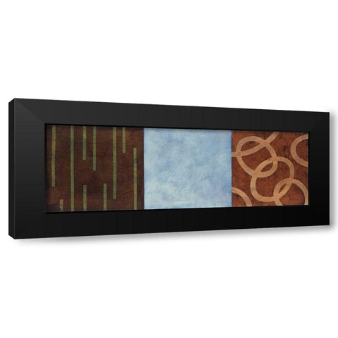 Transit 10 Black Modern Wood Framed Art Print by Strasenburgh, Jennifer