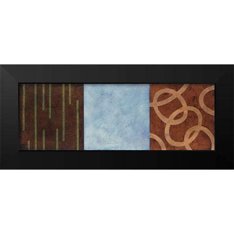 Transit 10 Black Modern Wood Framed Art Print by Strasenburgh, Jennifer