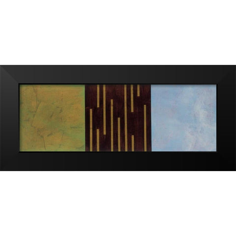 Transit 11 Black Modern Wood Framed Art Print by Strasenburgh, Jennifer