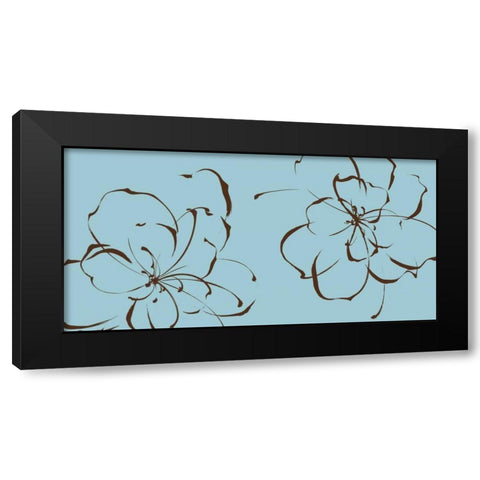 Blooming Moments I Black Modern Wood Framed Art Print by Sugita, Katsumi