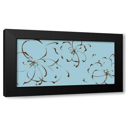 Blooming Moments II Black Modern Wood Framed Art Print with Double Matting by Sugita, Katsumi