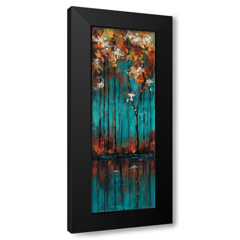The Mirror I Black Modern Wood Framed Art Print with Double Matting by Solis, Luis