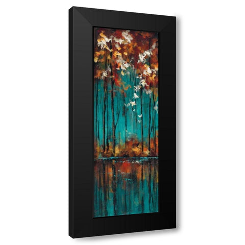 The Mirror II Black Modern Wood Framed Art Print by Solis, Luis