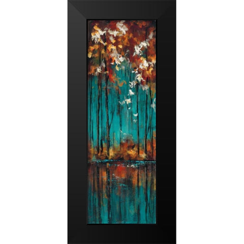 The Mirror II Black Modern Wood Framed Art Print by Solis, Luis