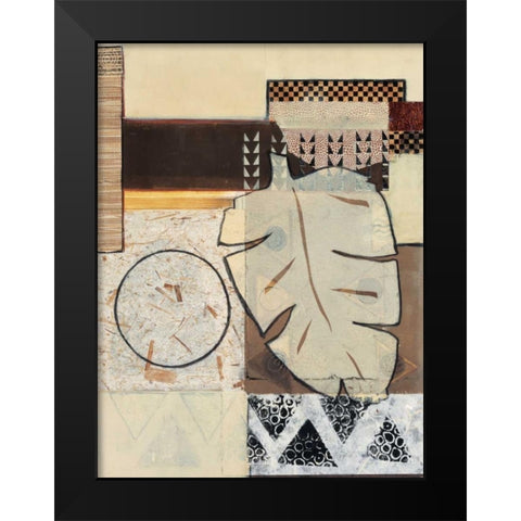 Global Patterns I Black Modern Wood Framed Art Print by Tunick, Connie