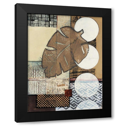 Global Patterns II Black Modern Wood Framed Art Print by Tunick, Connie