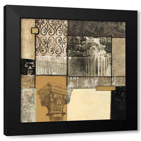 Classical Ruins II Black Modern Wood Framed Art Print with Double Matting by Tunick, Connie