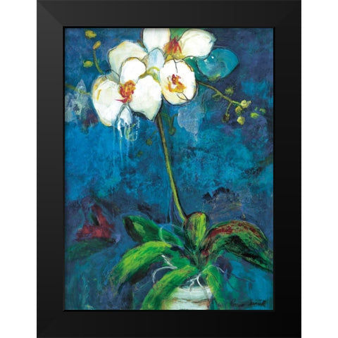 Phalaenopsis I Black Modern Wood Framed Art Print by Tunick, Connie