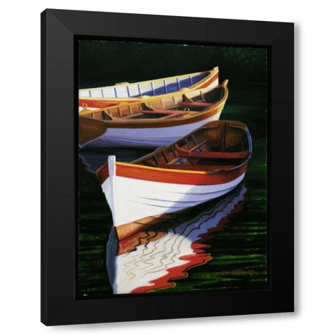 Reflection Black Modern Wood Framed Art Print with Double Matting by Tornatzky, Luke J.