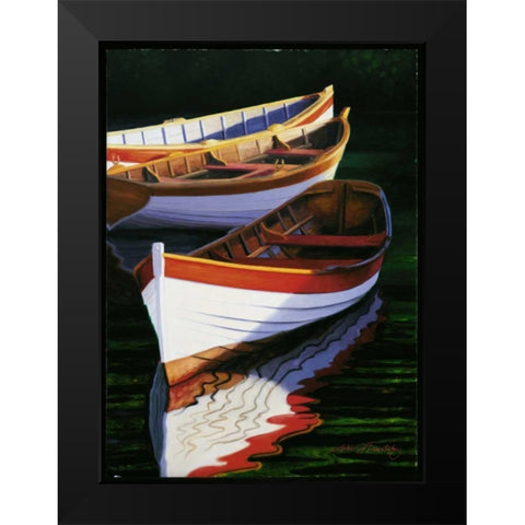 Reflection Black Modern Wood Framed Art Print by Tornatzky, Luke J.