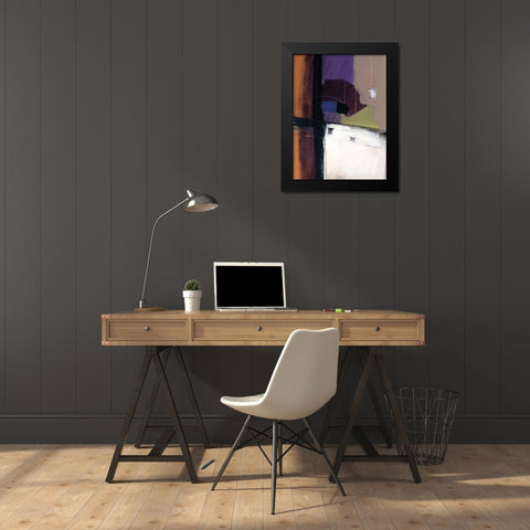 Linear Motion IV Black Modern Wood Framed Art Print by Thorngren, Mary Beth