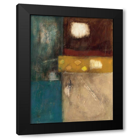 Structure I Black Modern Wood Framed Art Print with Double Matting by Thorngren, Mary Beth